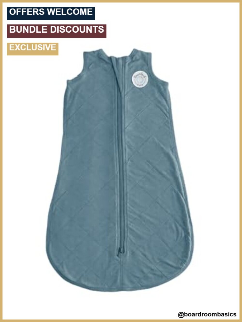 Bamboo Viscose Baby Sleep Sack Lightweight 1.0 TOG 6-12 Months Infant